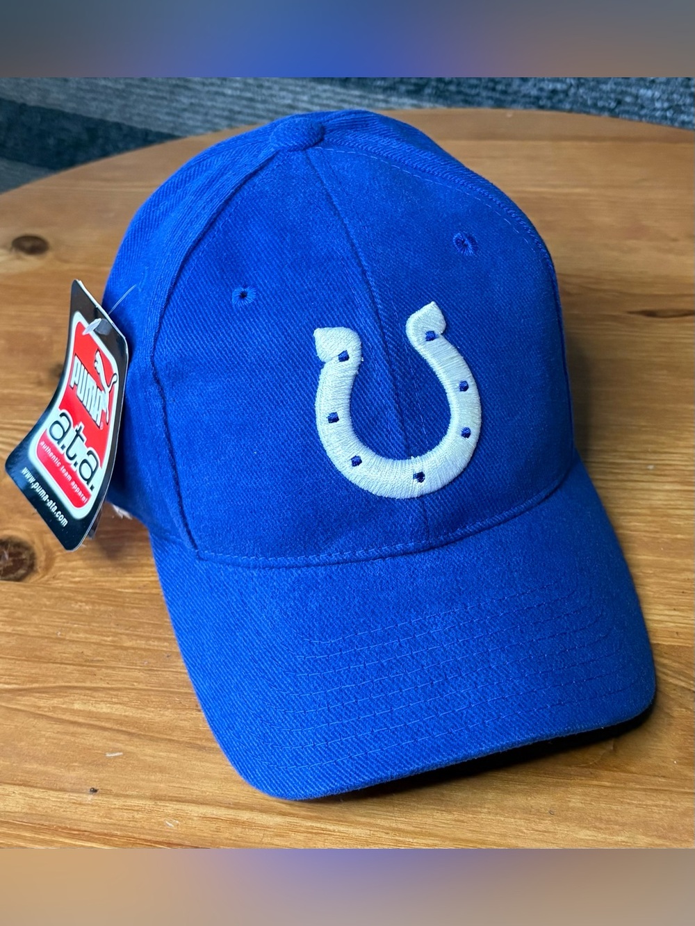 Vintage Y2K Deadstock with Tags Puma Indianapolis Colts NFL Strapback Hat OSFA